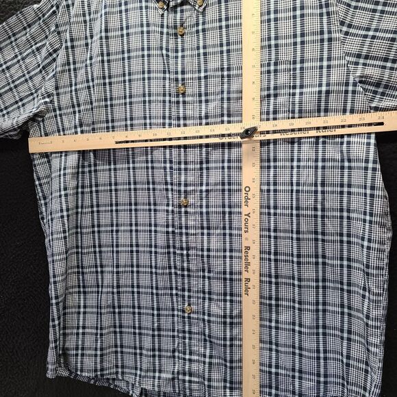 Wrangler Authentic Mens Button Up Multi-Color Size XL 100% Cotton Pocket Button - Picture 3 of 12